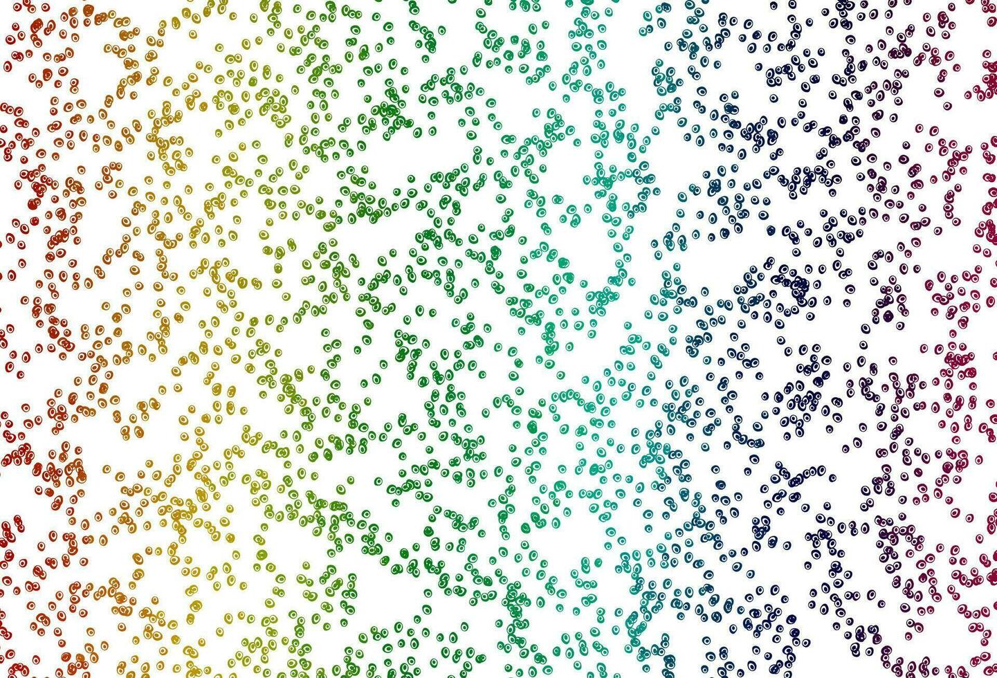 Light Multicolor, Rainbow vector template with circles.