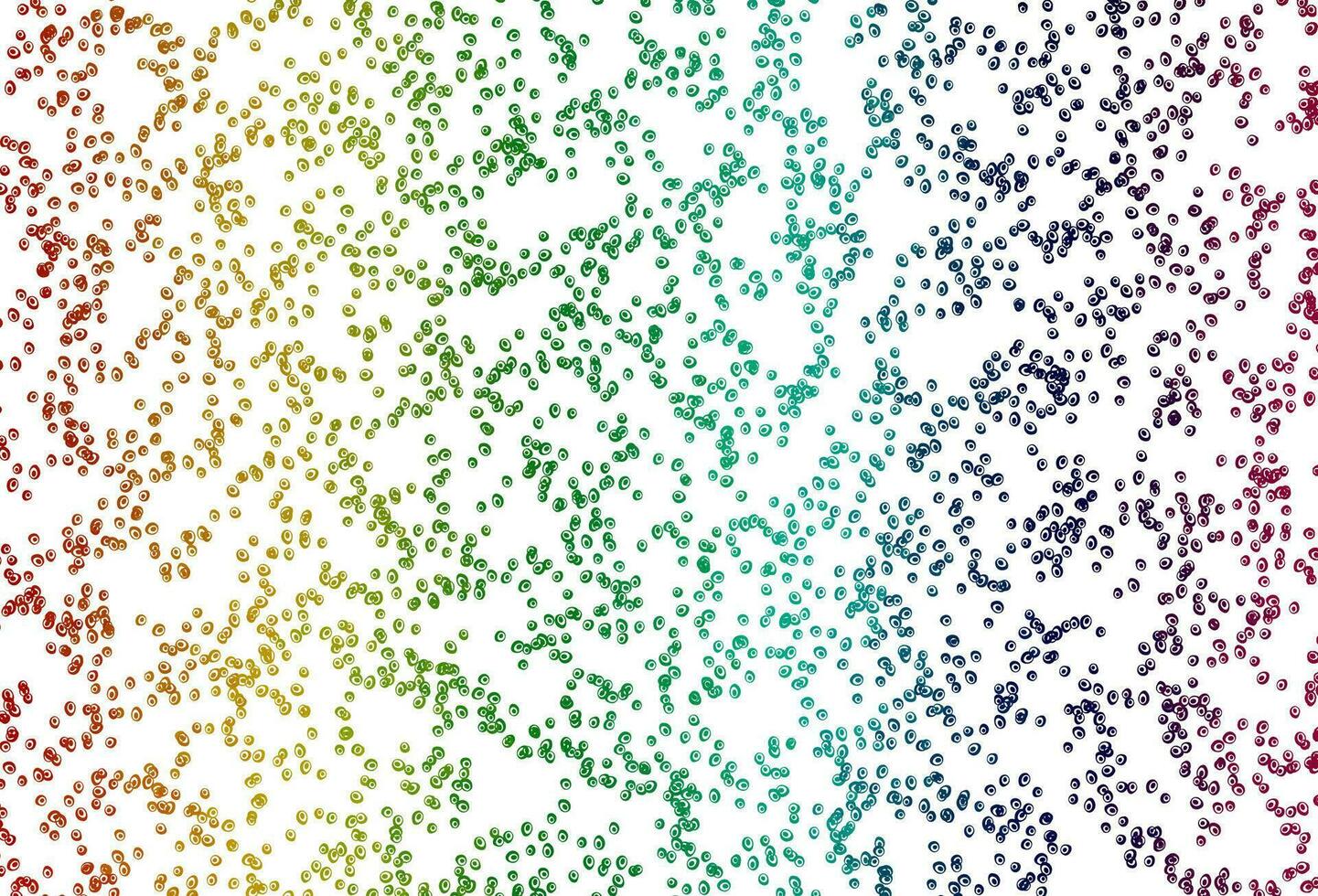 Light Multicolor, Rainbow vector template with circles.