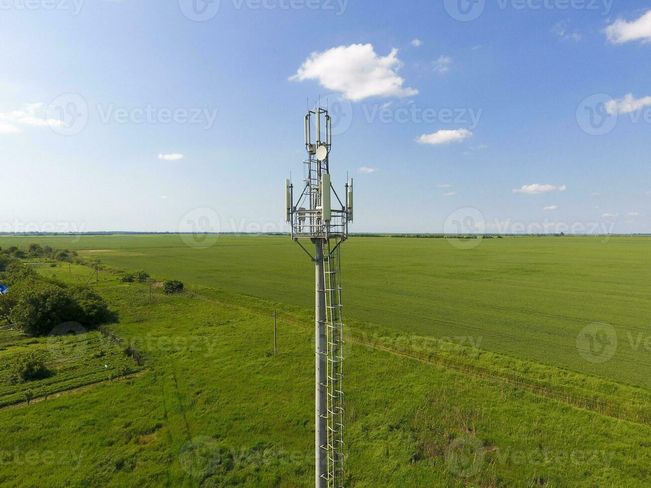 Cellular tower. Equipment for relaying cellular and mobile signal photo