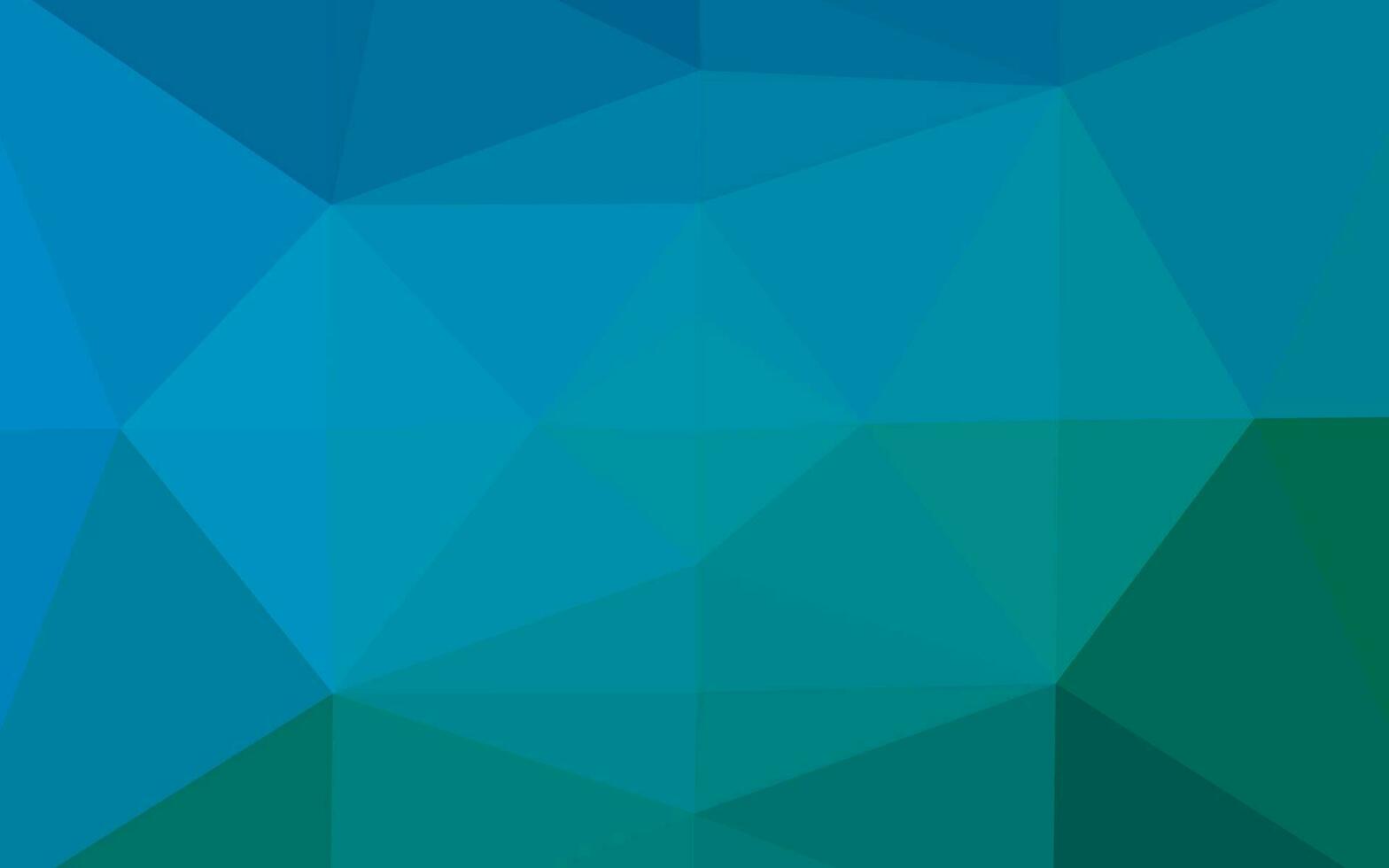 plantilla de mosaico de triángulo vector azul claro, verde.