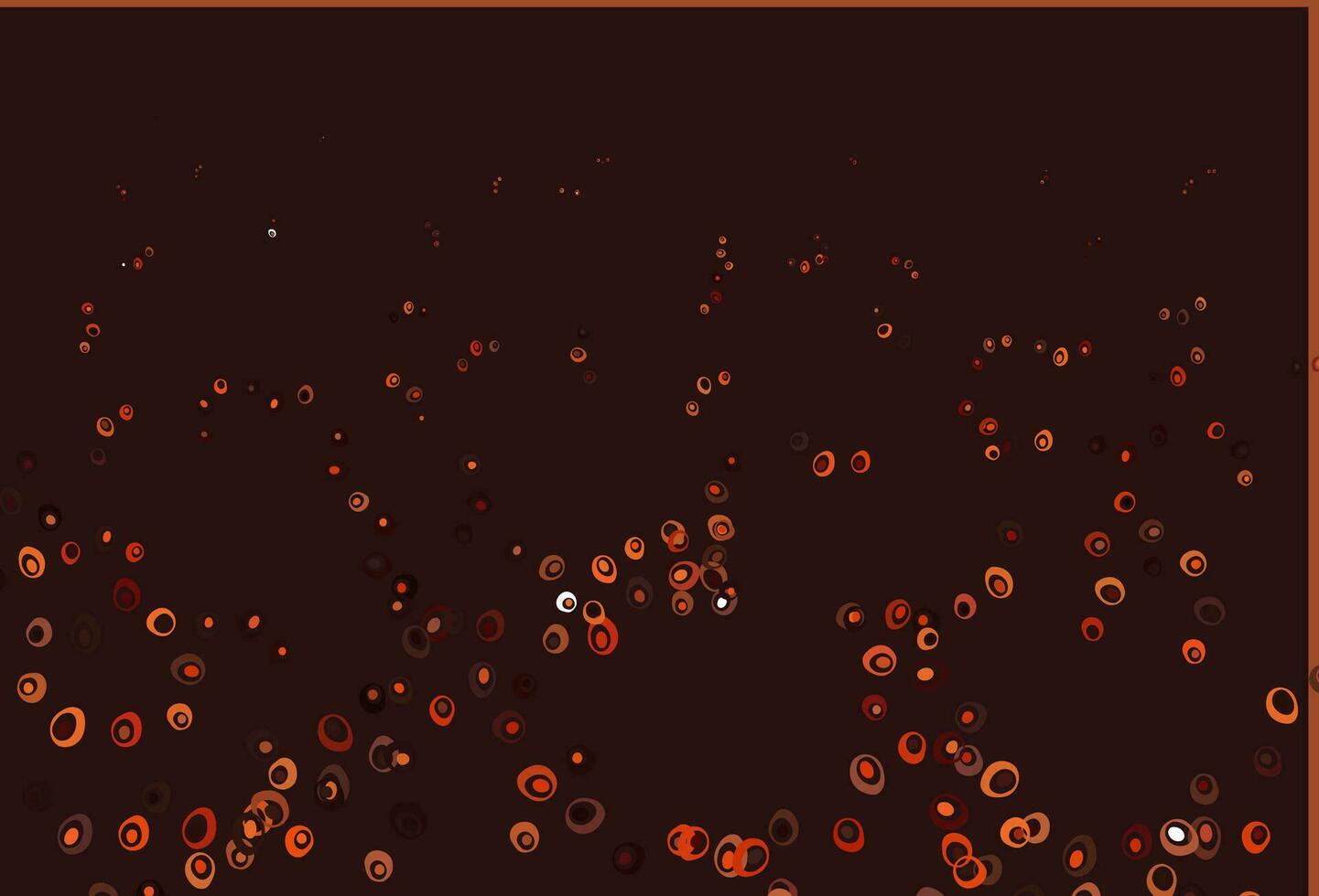Light Orange vector template with circles.