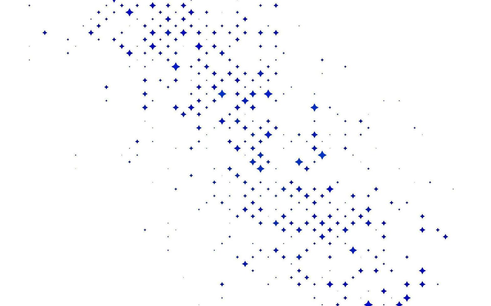 Light BLUE vector pattern with christmas stars.