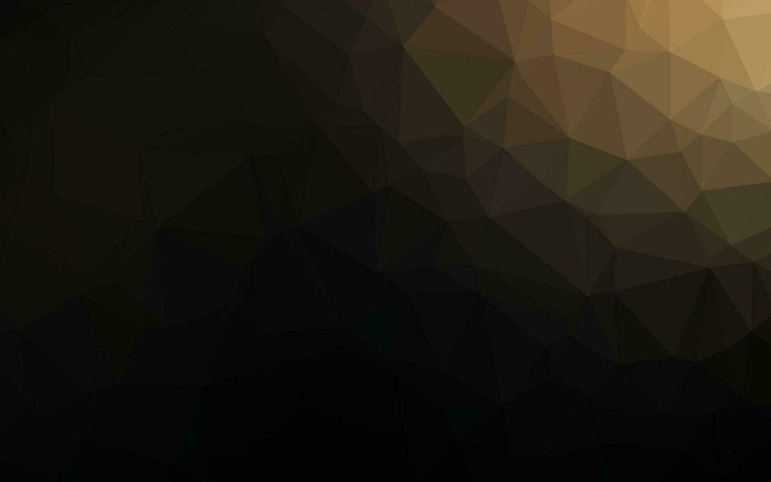 Dark Black vector abstract mosaic backdrop.