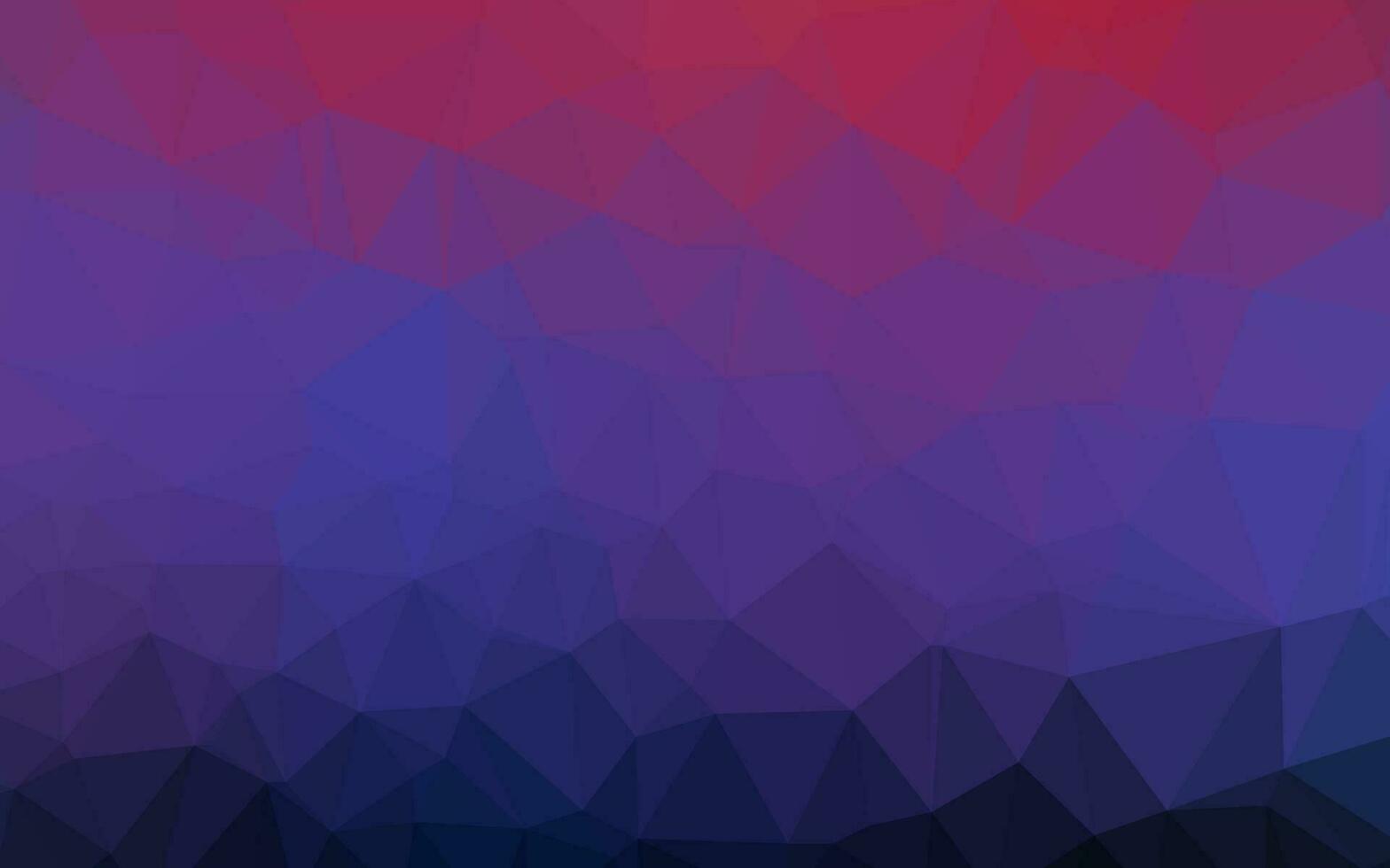 Dark Blue, Red vector polygon abstract backdrop.
