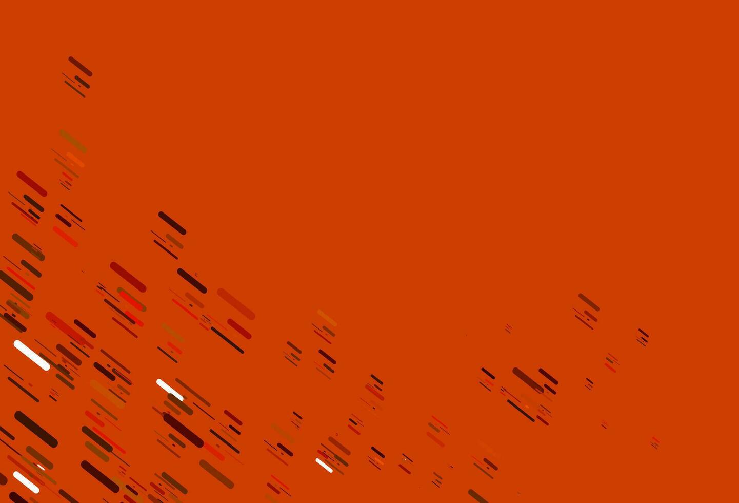 patrón de vector naranja claro con líneas estrechas.