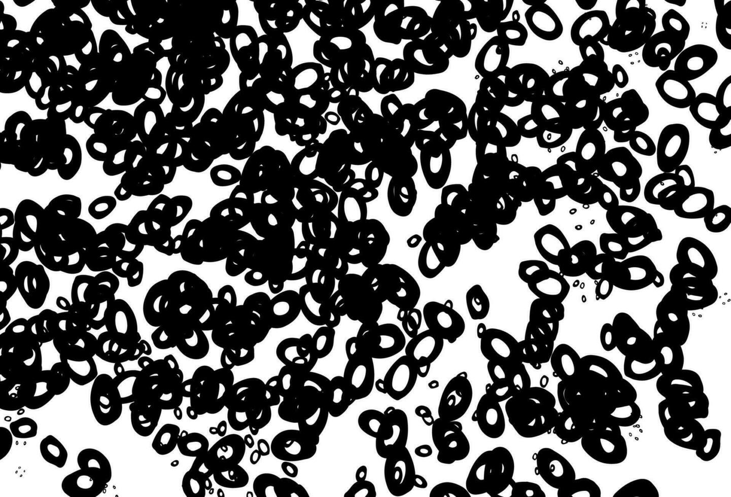 Black and white vector texture with disks.
