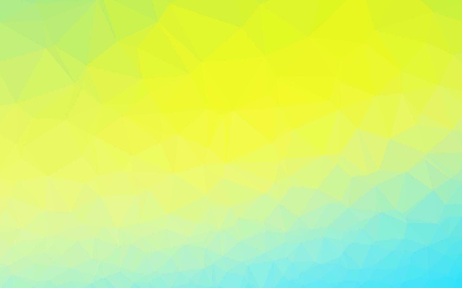 Light Blue, Yellow vector abstract mosaic backdrop.