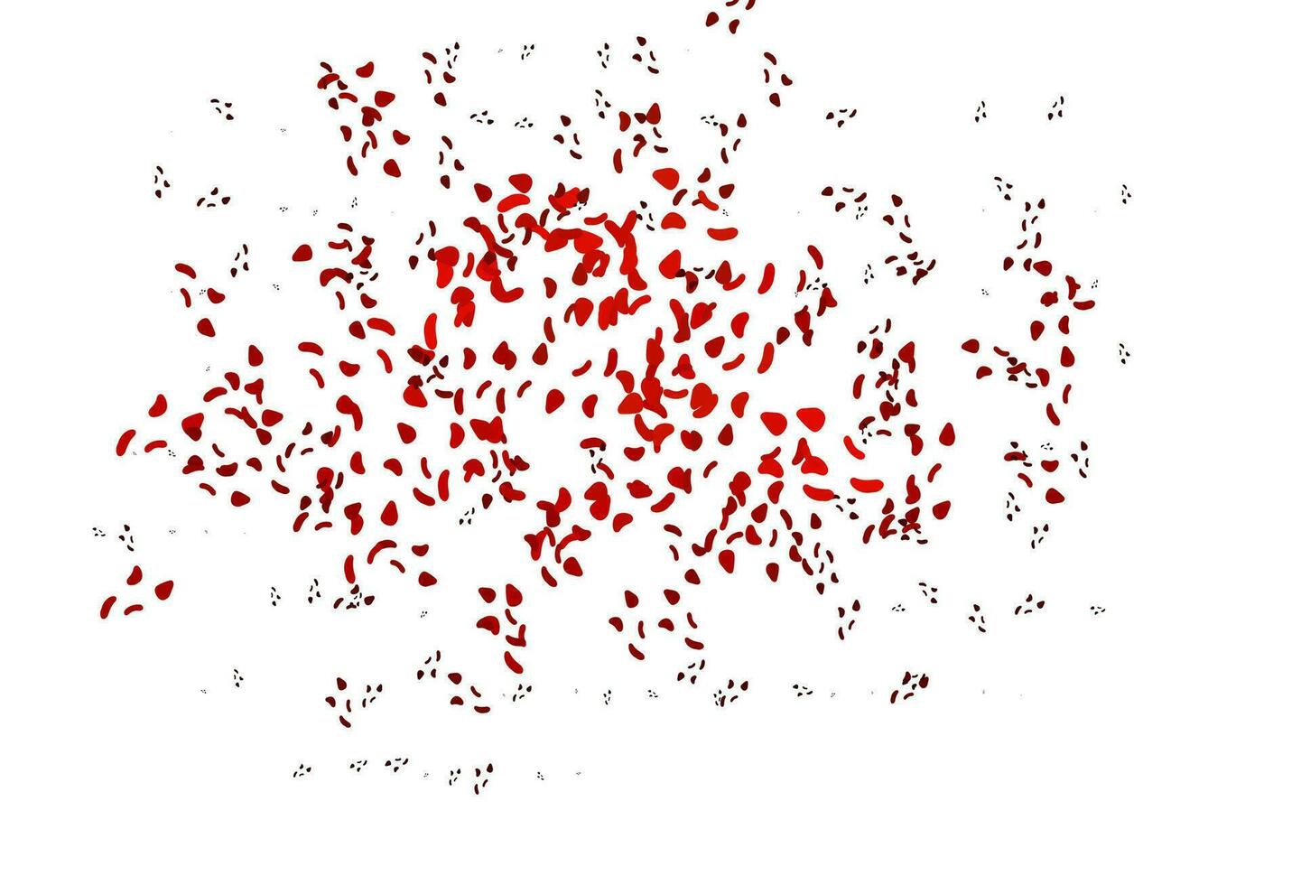 Light Orange vector texture with random forms.