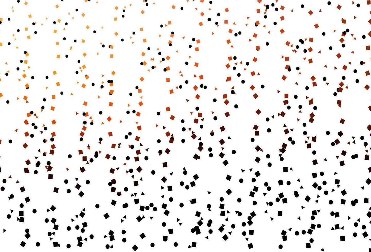 Light Orange vector pattern in polygonal style with circles.