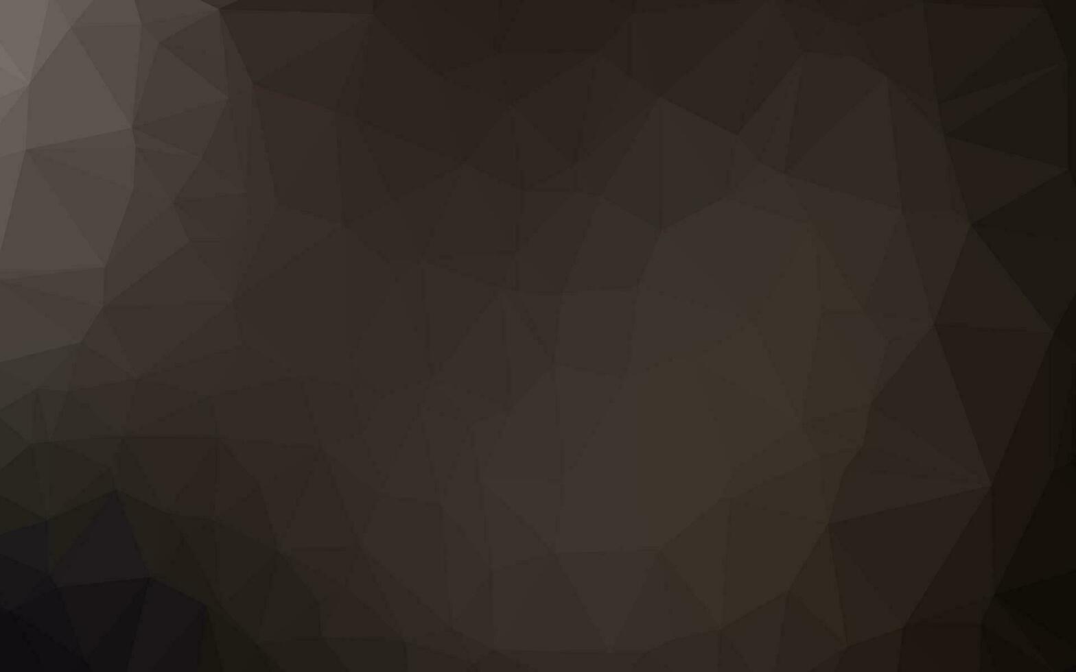 Dark Black vector abstract polygonal cover.