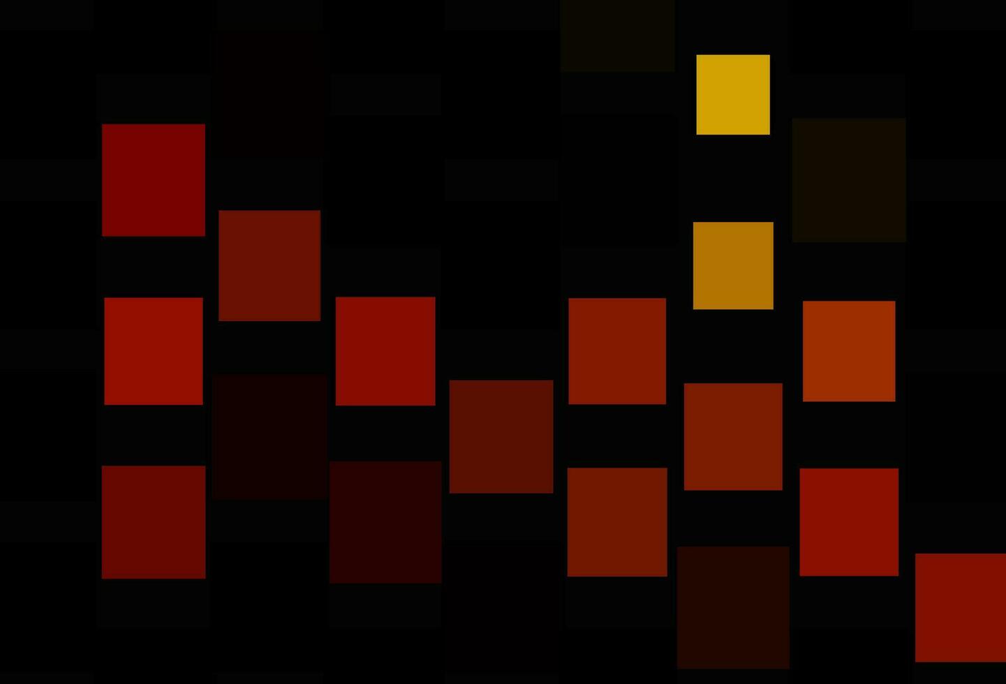 Dark Orange vector pattern with crystals, rectangles.