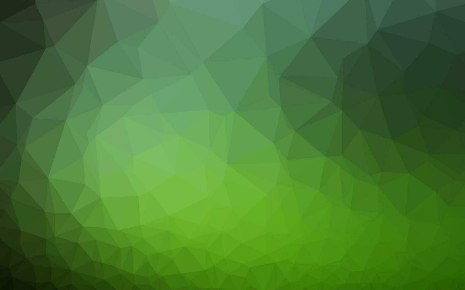 Dark Green vector low poly texture.
