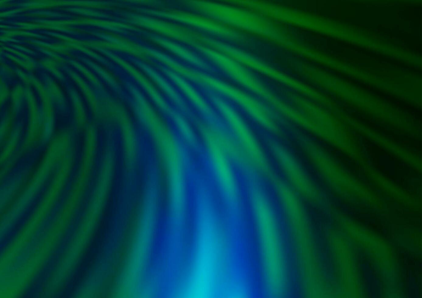 Dark Blue, Green vector blurred shine abstract pattern.