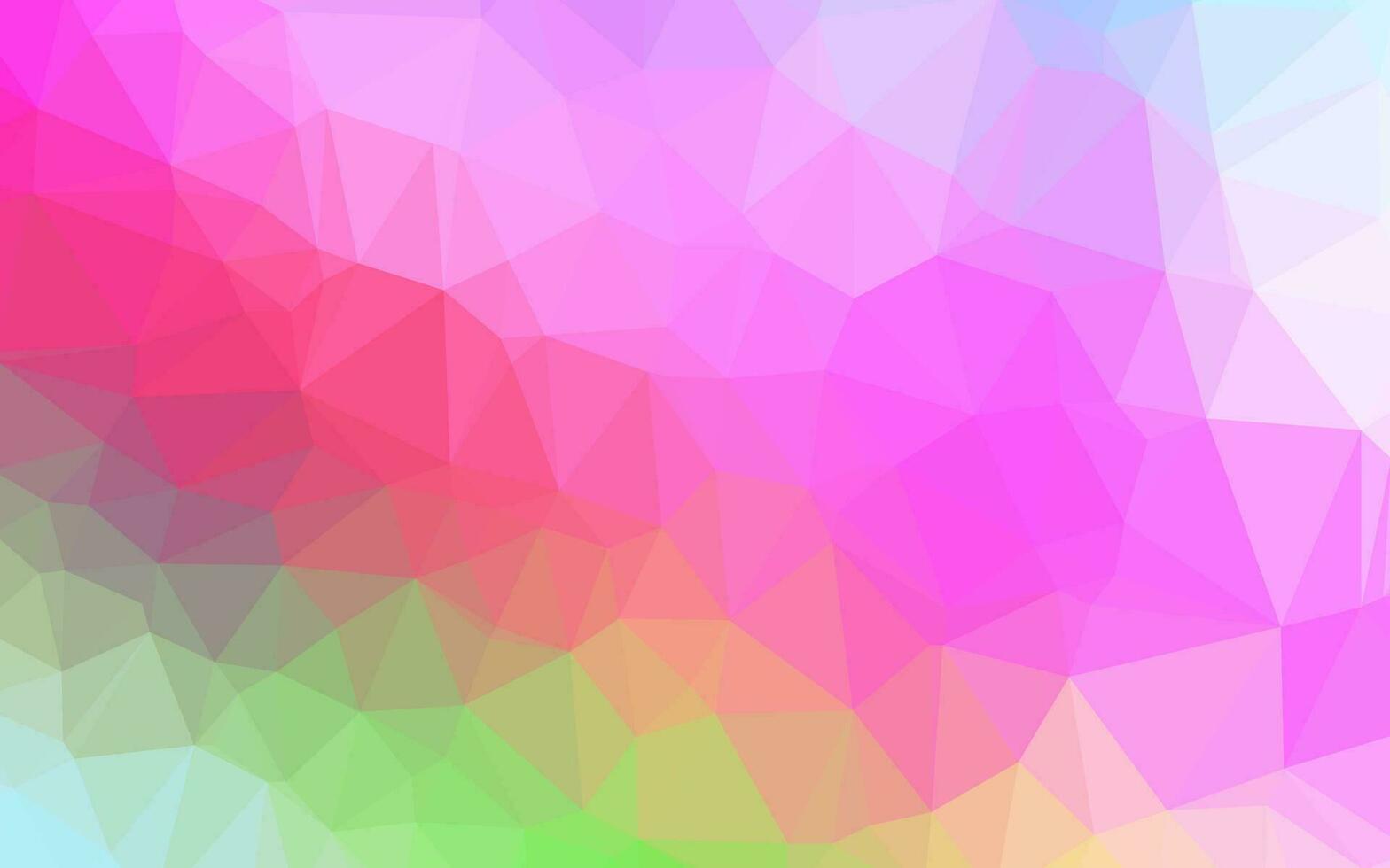multicolor claro, textura de mosaico del triángulo del vector del arco iris.