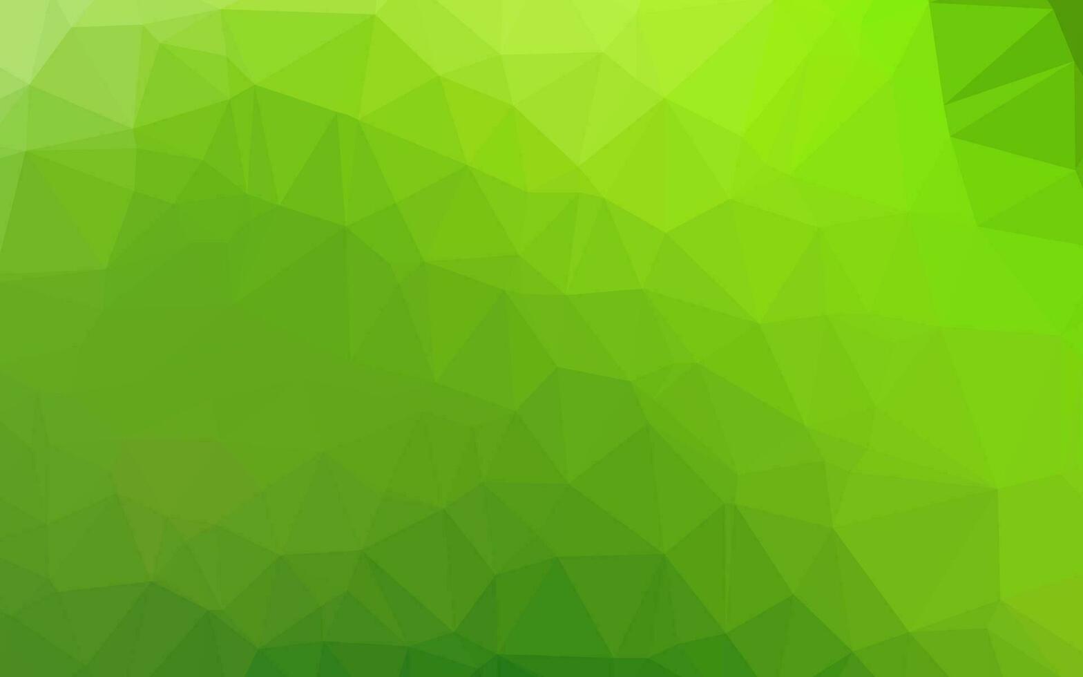 Light Green vector triangle mosaic cover.