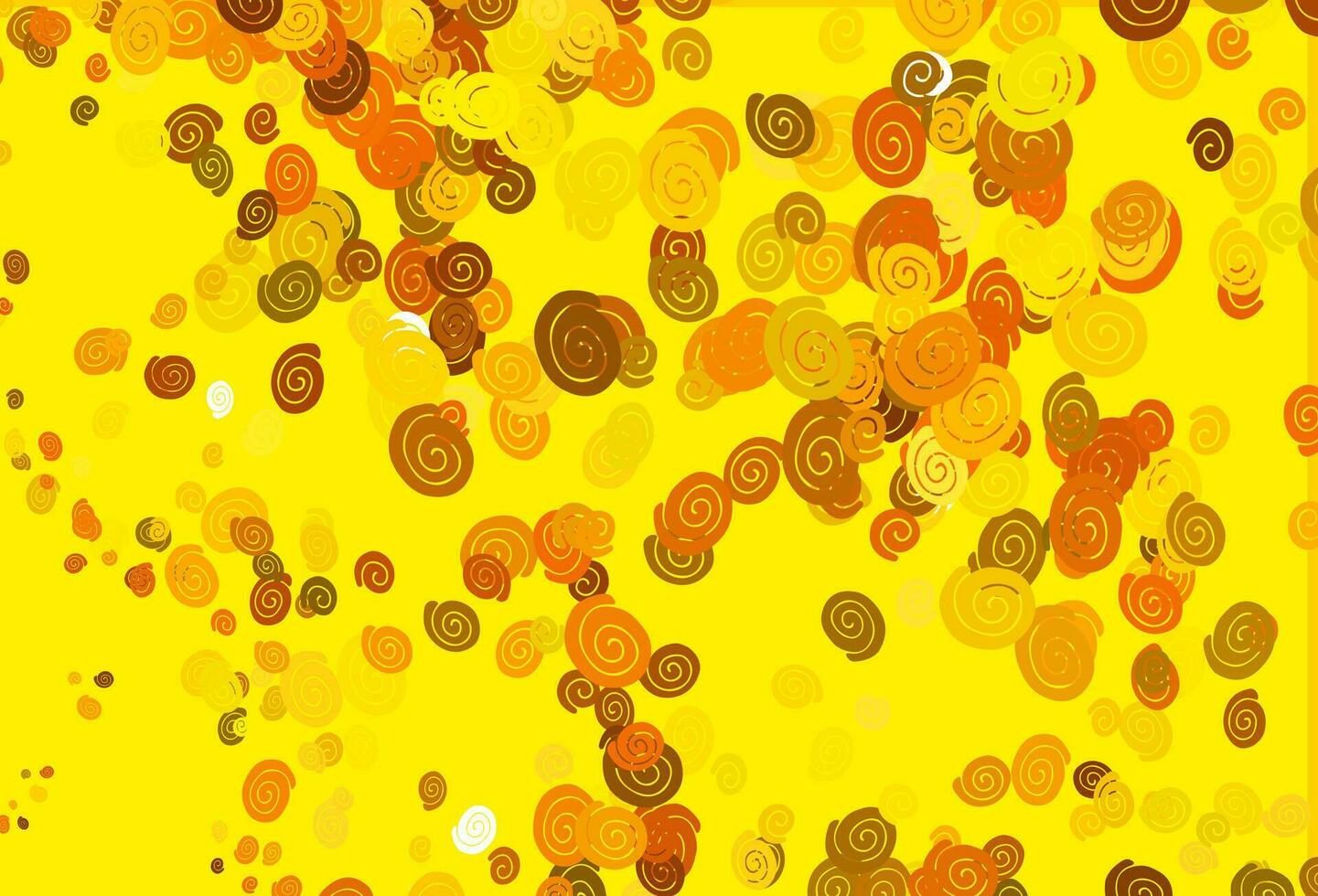 Light Orange vector background with liquid shapes.