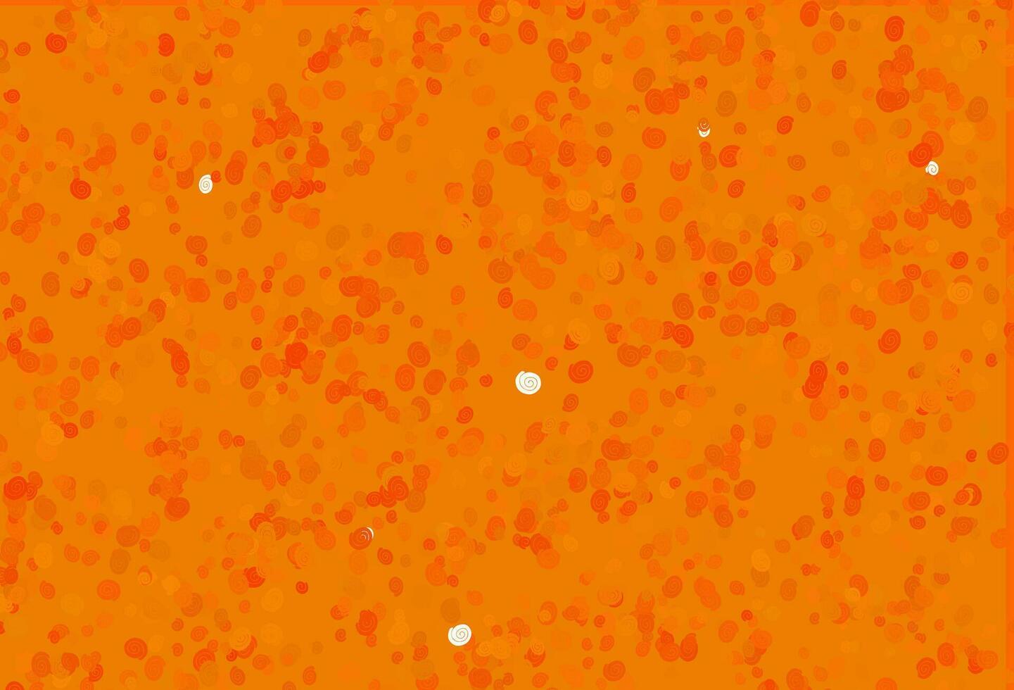 Light Orange vector pattern with liquid shapes.