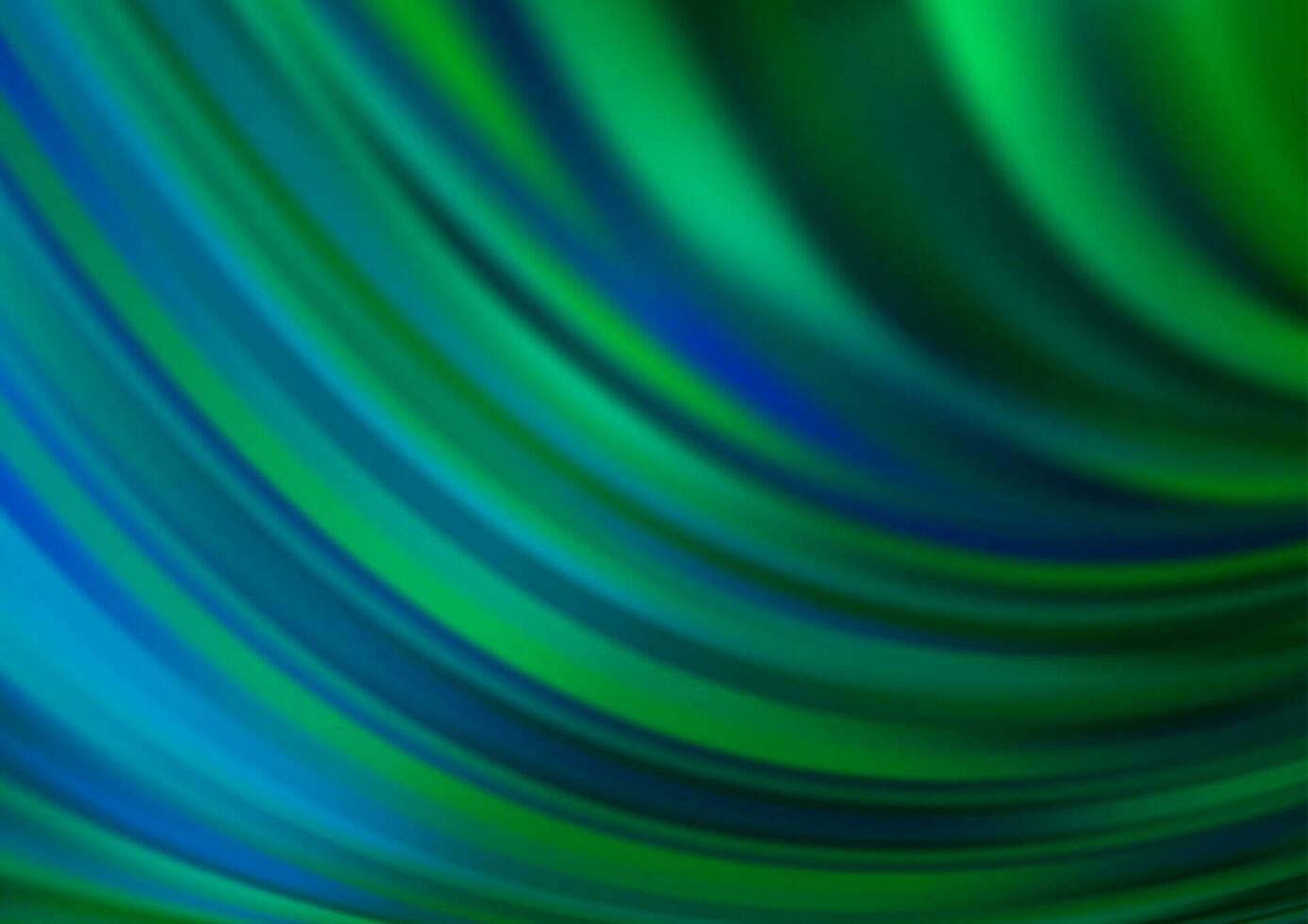 Light Blue, Green vector background with liquid shapes.