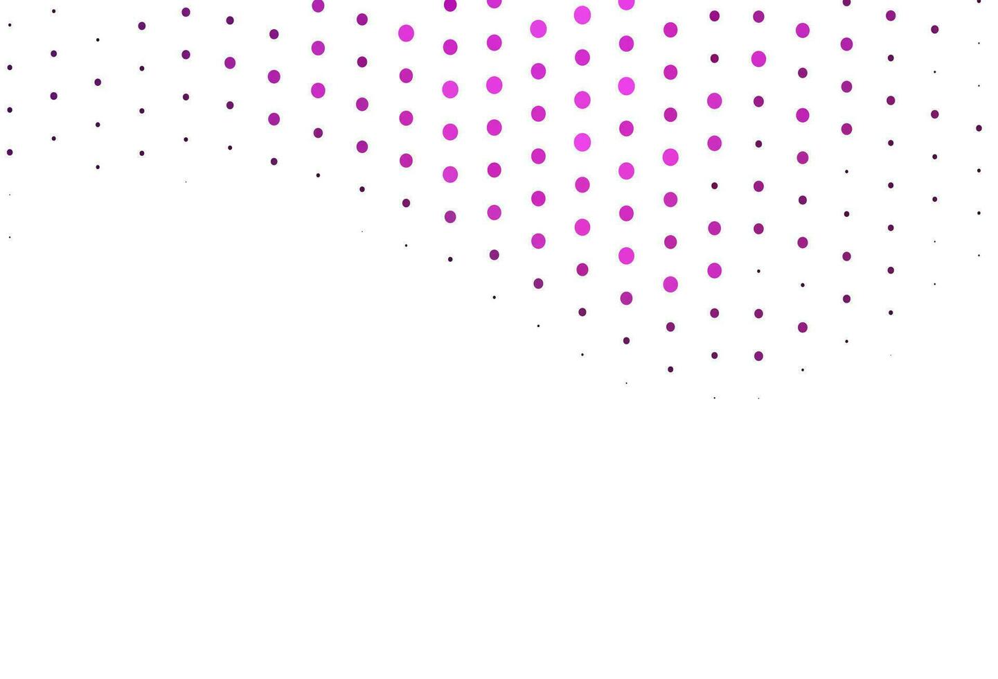 Light Pink vector pattern with spheres.