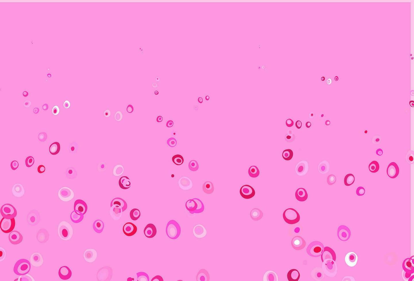 Light Pink vector cover with spots.