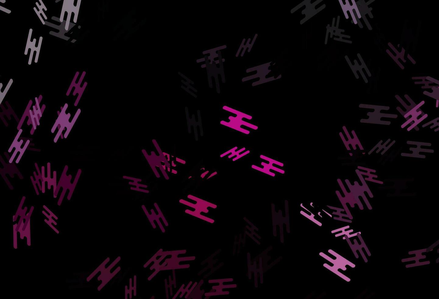 Dark Pink vector texture with colorful lines.
