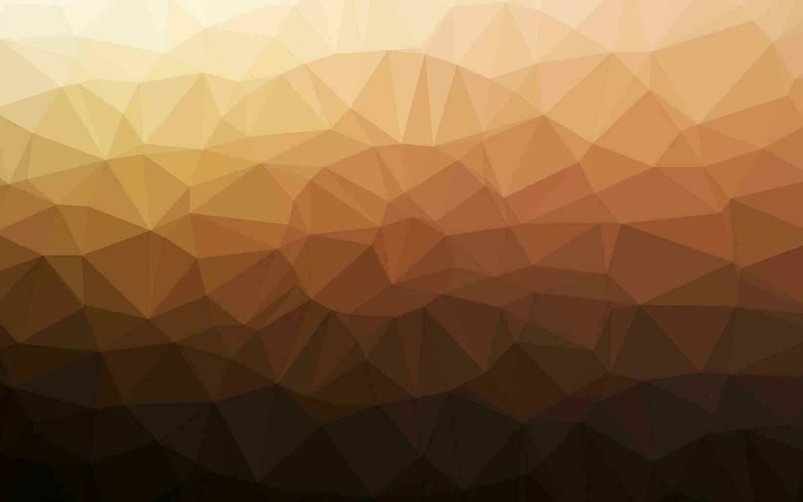 Dark Orange vector triangle mosaic cover.