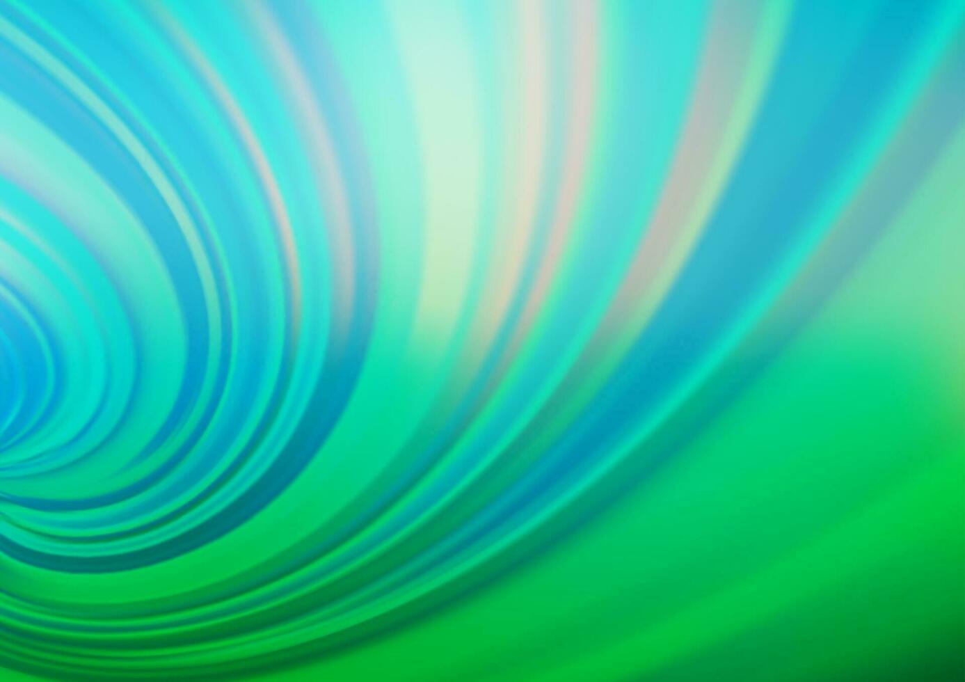 Light Blue, Green vector blurred bright template.
