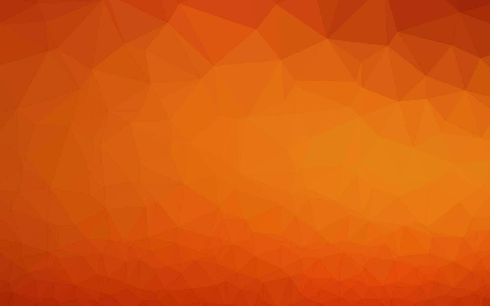 Light Orange vector abstract polygonal cover.