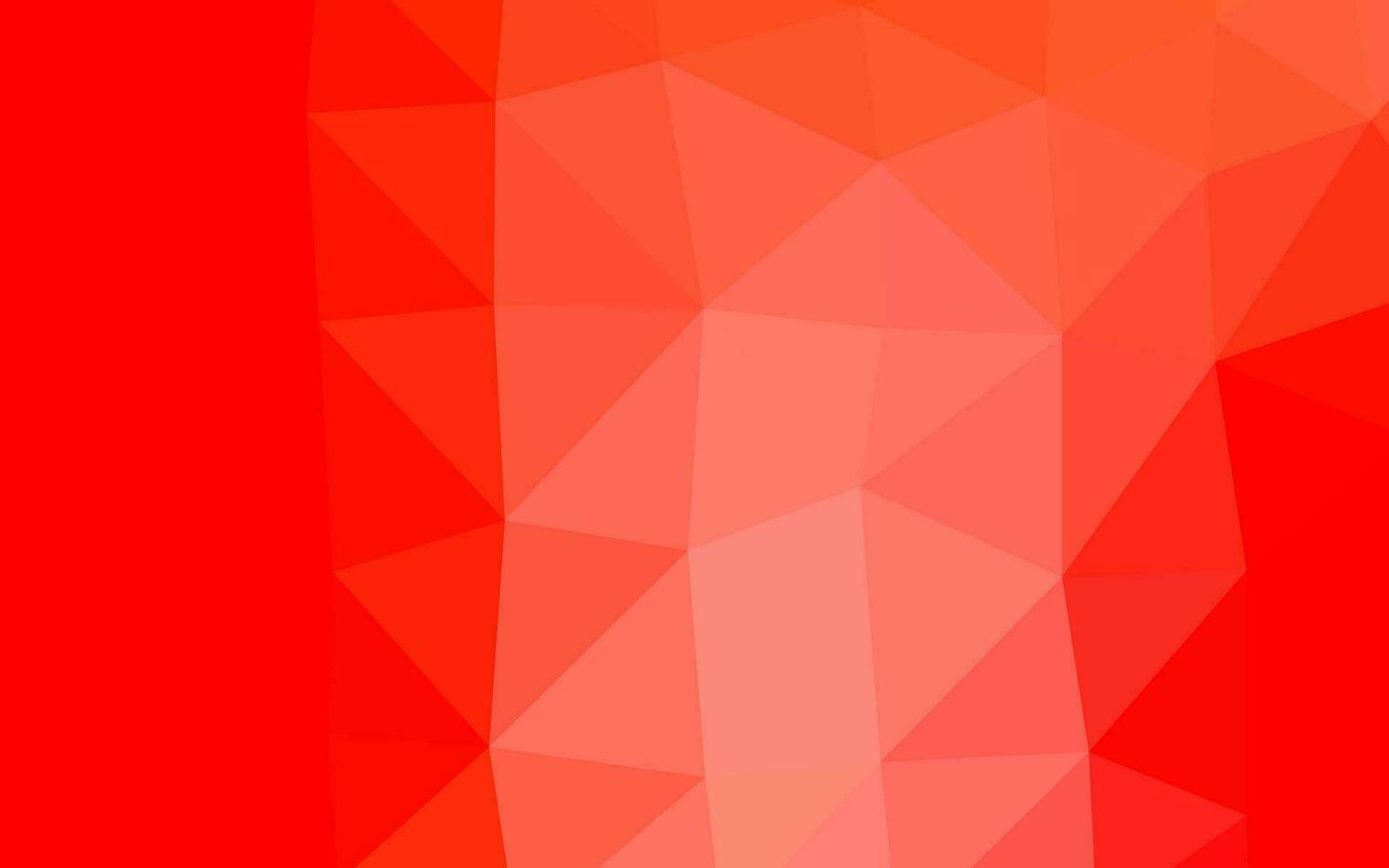 Light Red vector polygonal background.