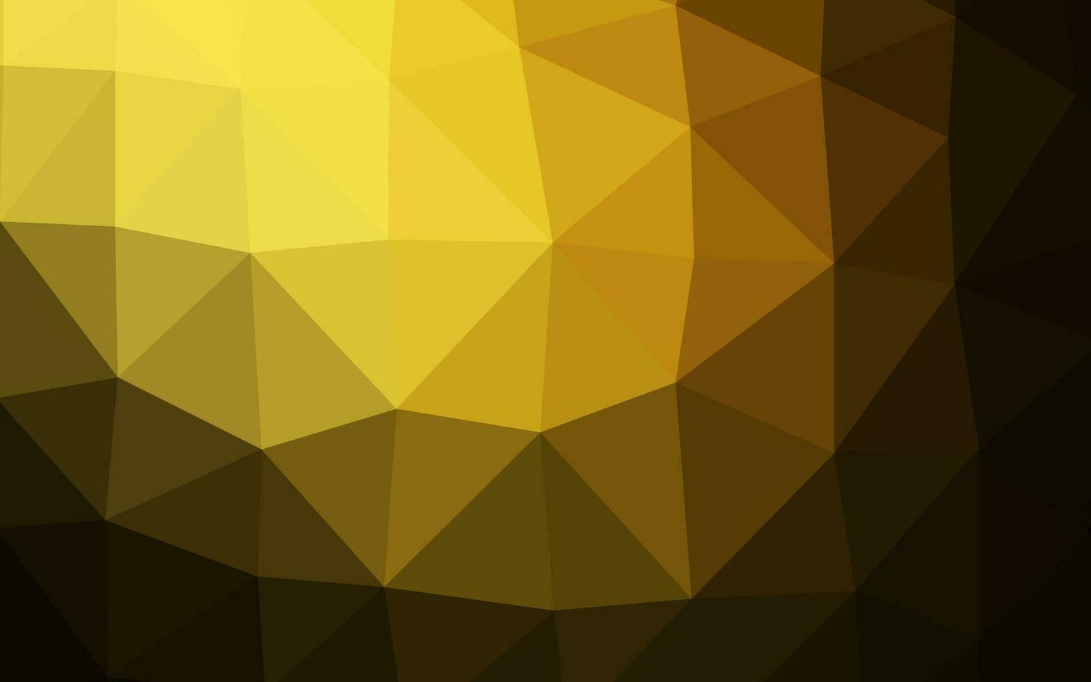 telón de fondo abstracto de polígono de vector amarillo oscuro, naranja.