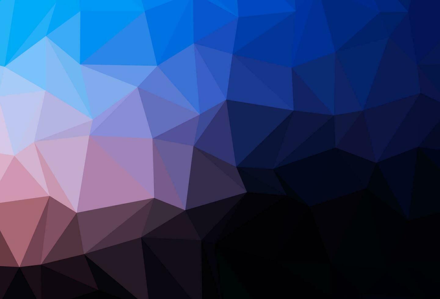 Dark Pink, Blue vector polygonal background.