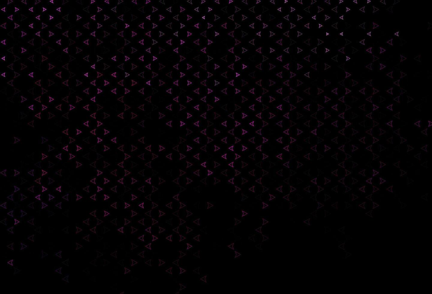 Dark Pink vector texture in triangular style.