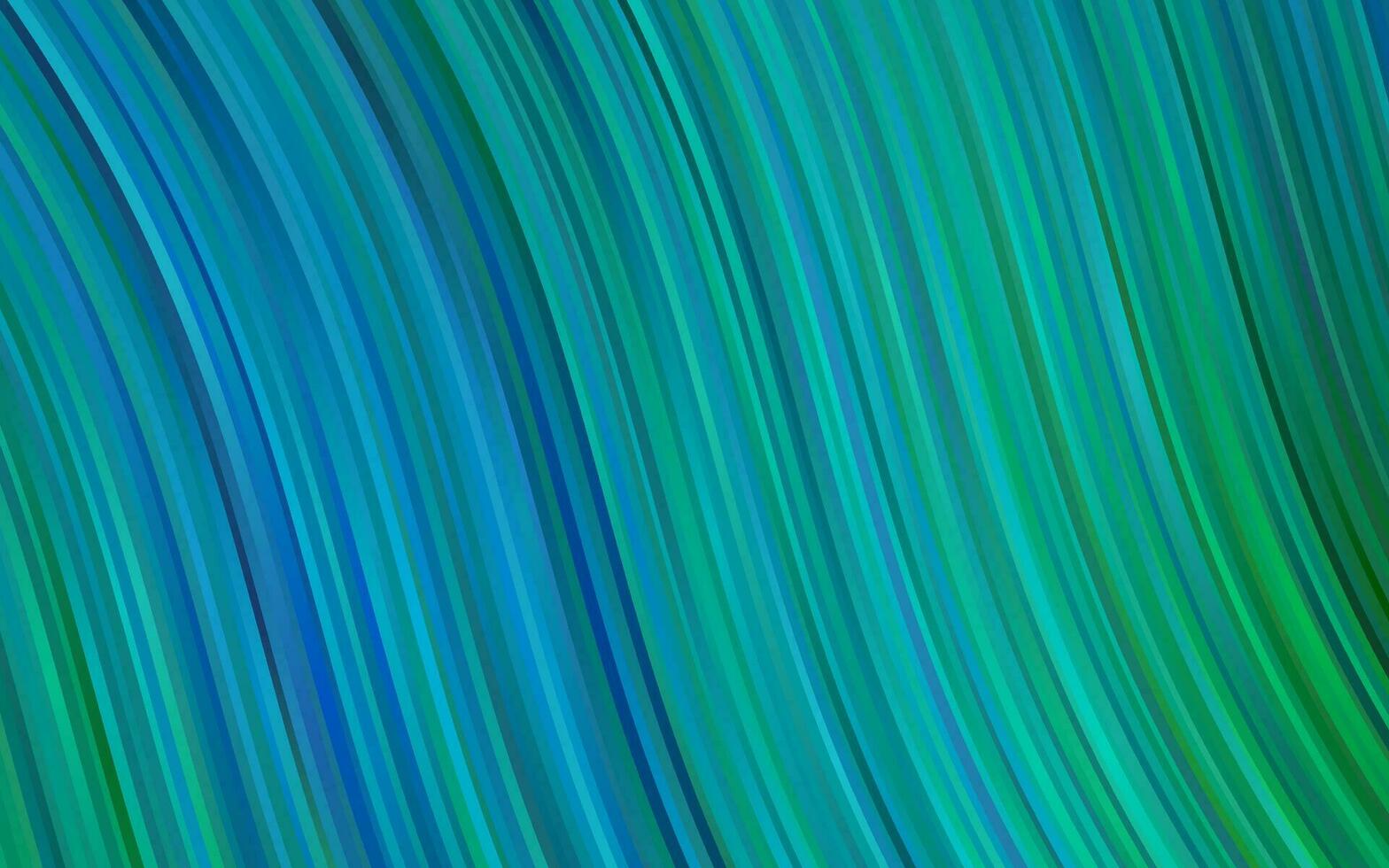 Fondo de vector azul claro, verde con círculos curvos.