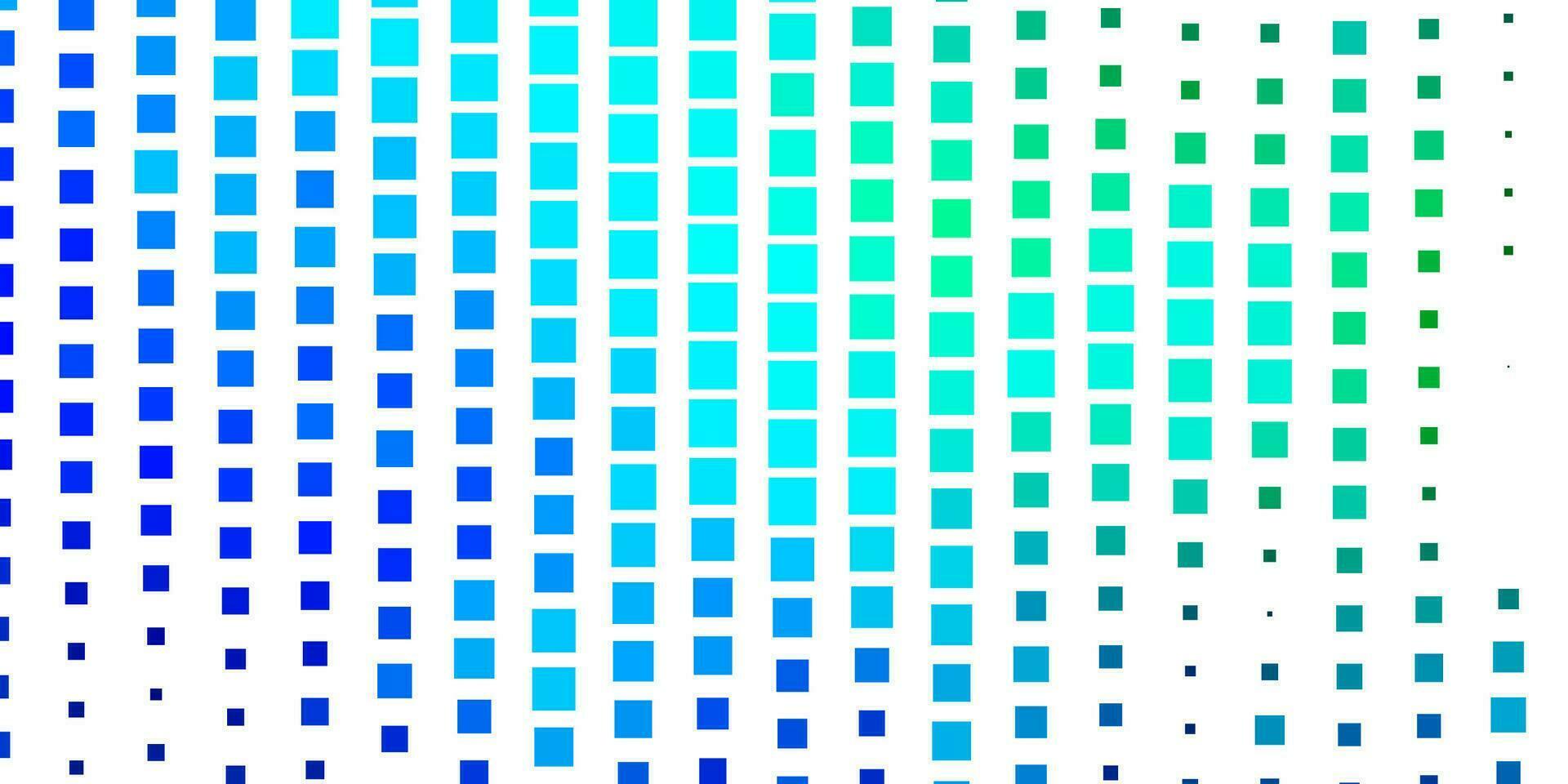 Light Blue, Green vector background with rectangles.