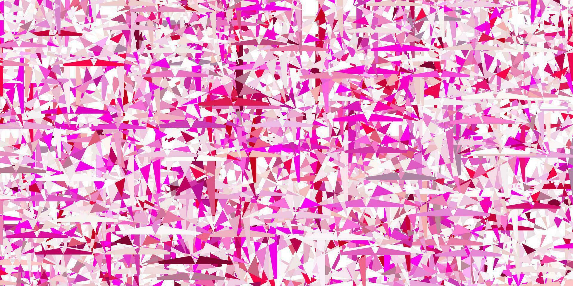 Light Pink vector background with polygonal style.