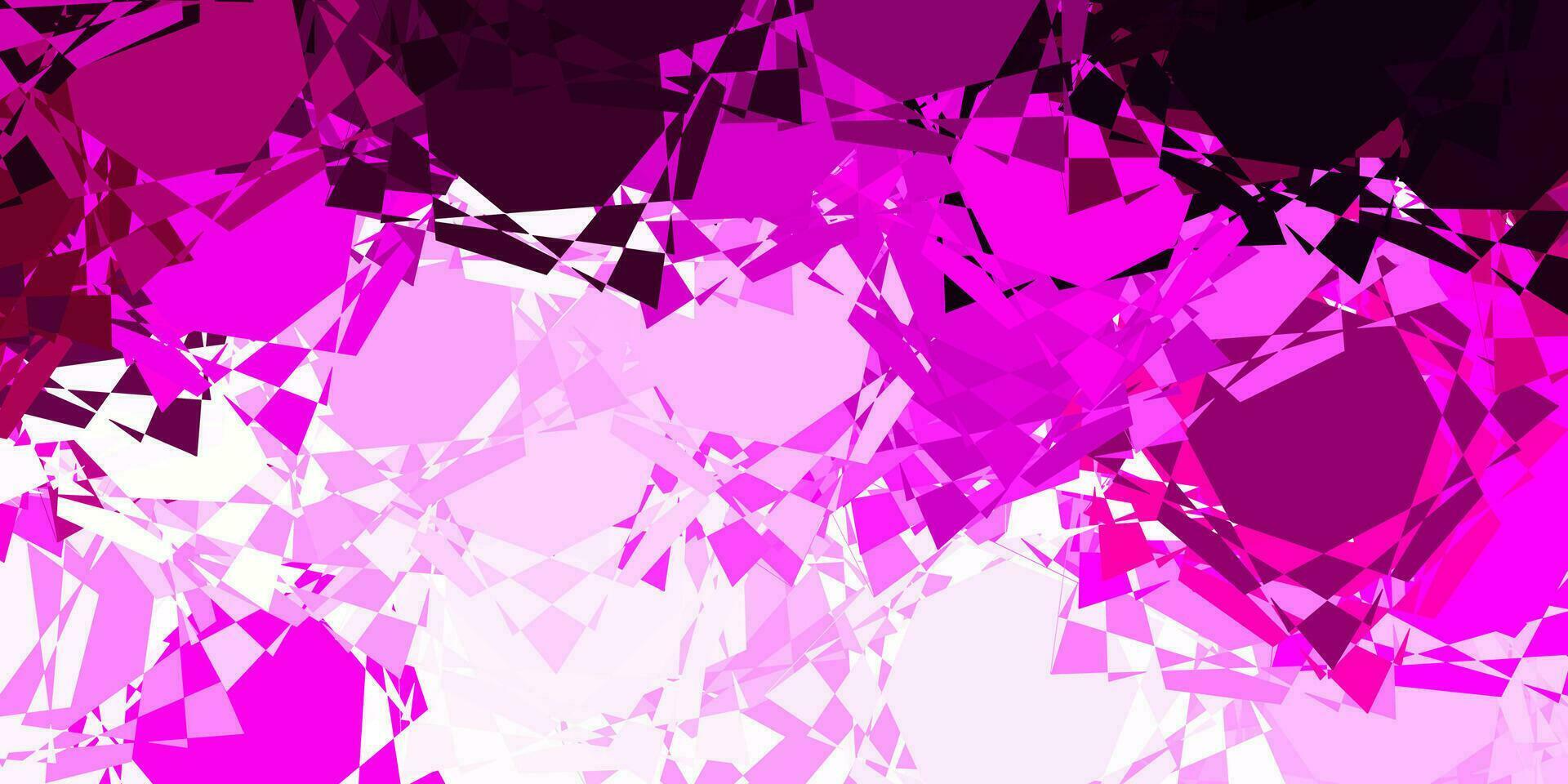 Light Pink vector texture with random triangles.