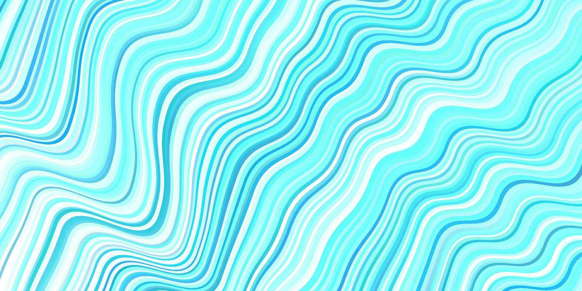 Light Blue, Green vector pattern with bent lines.