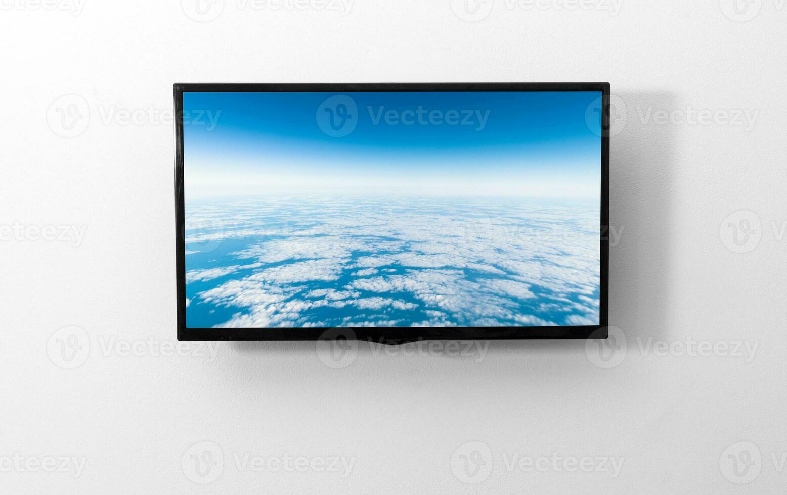 TV monitor on the wall photo