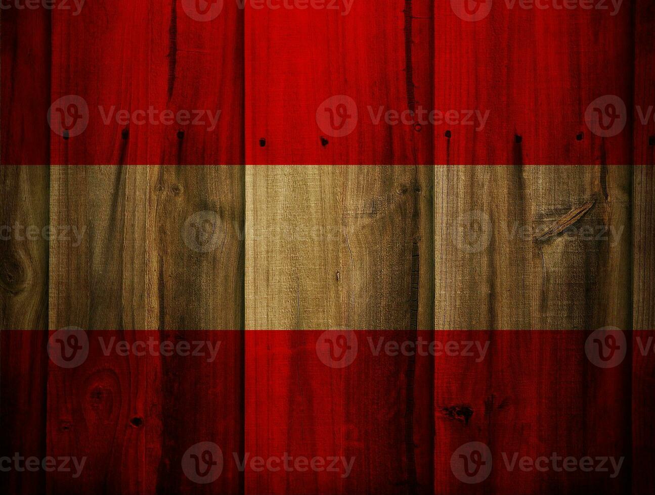 wooden texture with flag photo