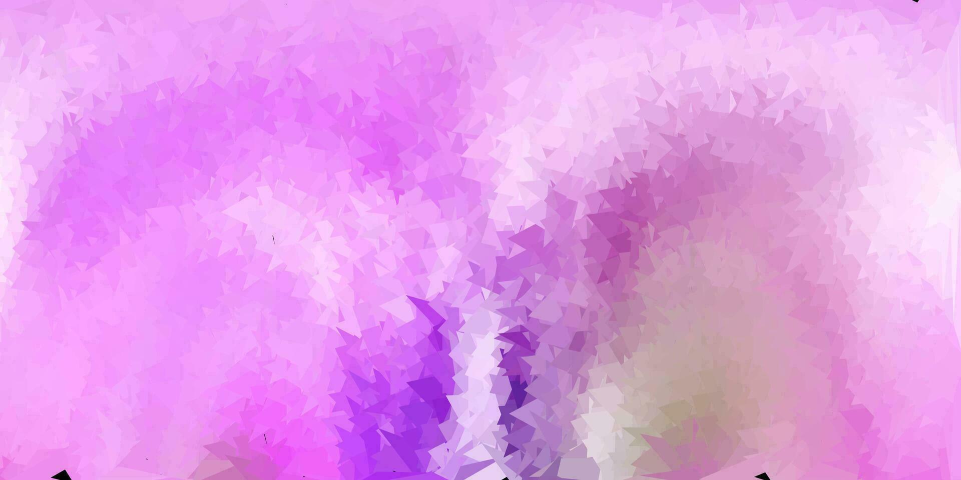 Light pink, green vector polygonal backdrop.