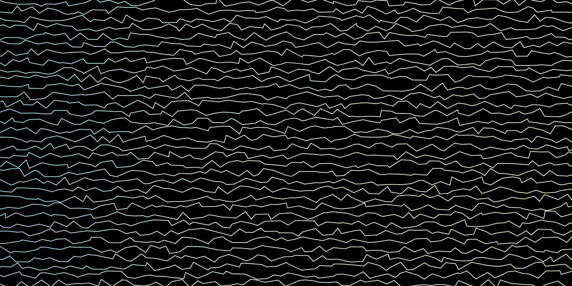 Dark Blue, Green vector texture with wry lines.