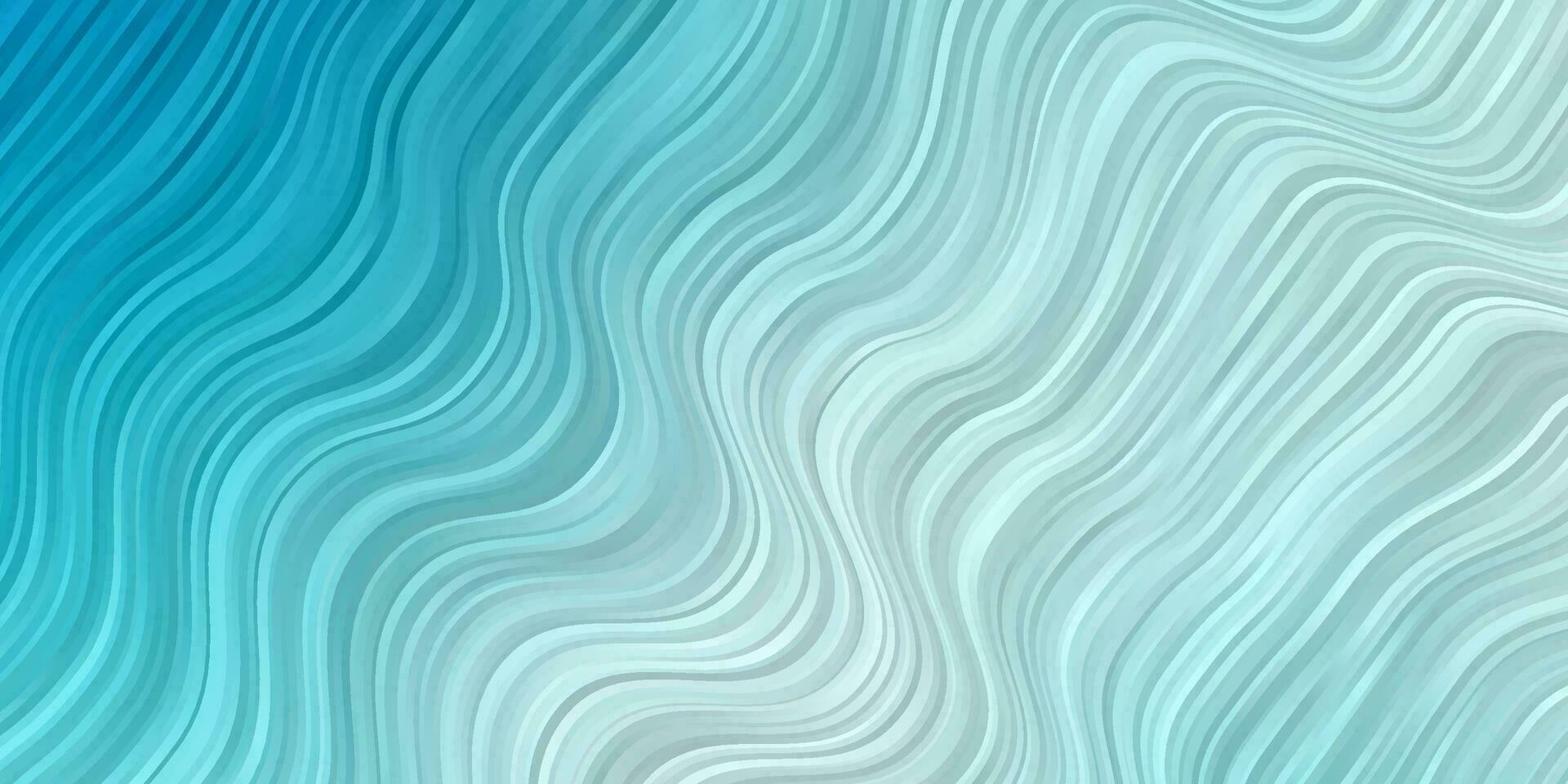 Light Blue, Green vector backdrop with curves.