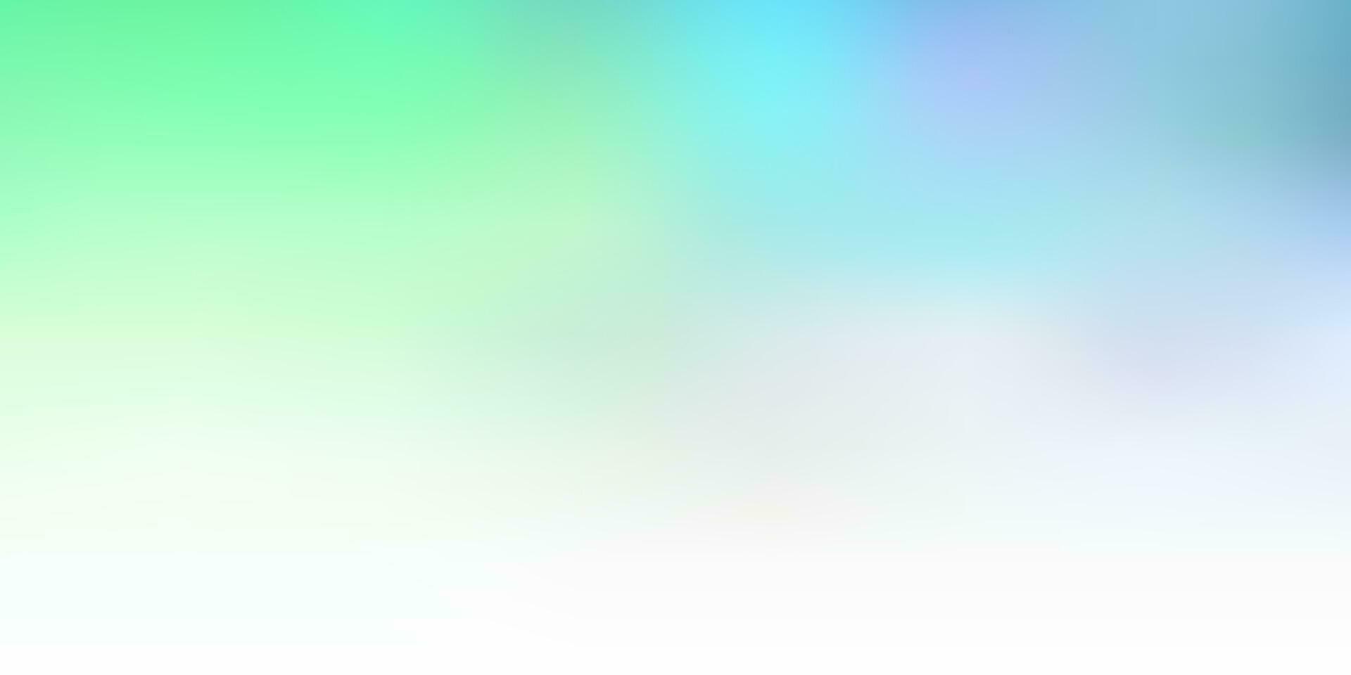 Light blue, green vector gradient blur background.