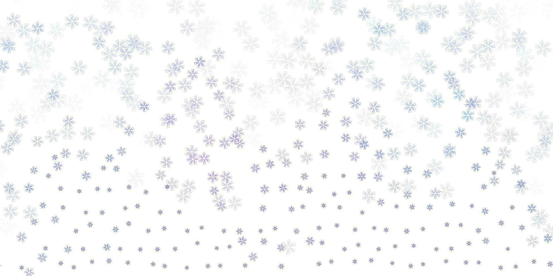 patrón abstracto de vector rosa claro, azul con hojas.