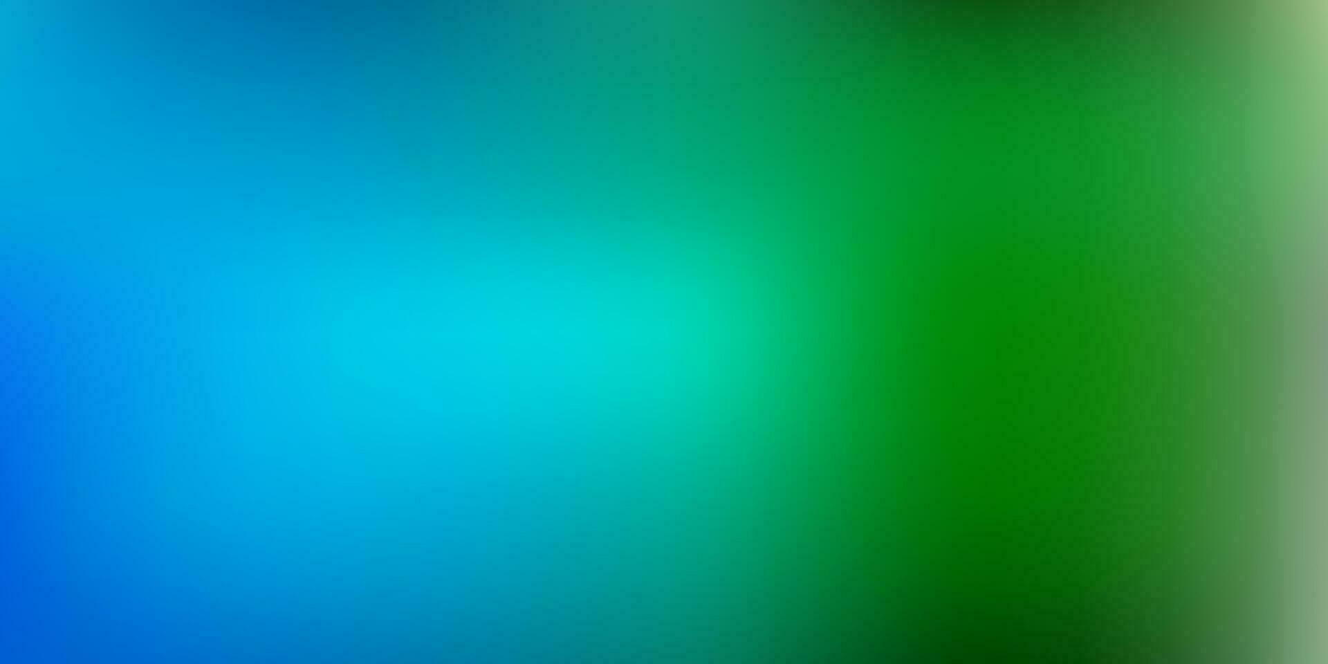 Light blue, green vector gradient blur pattern.