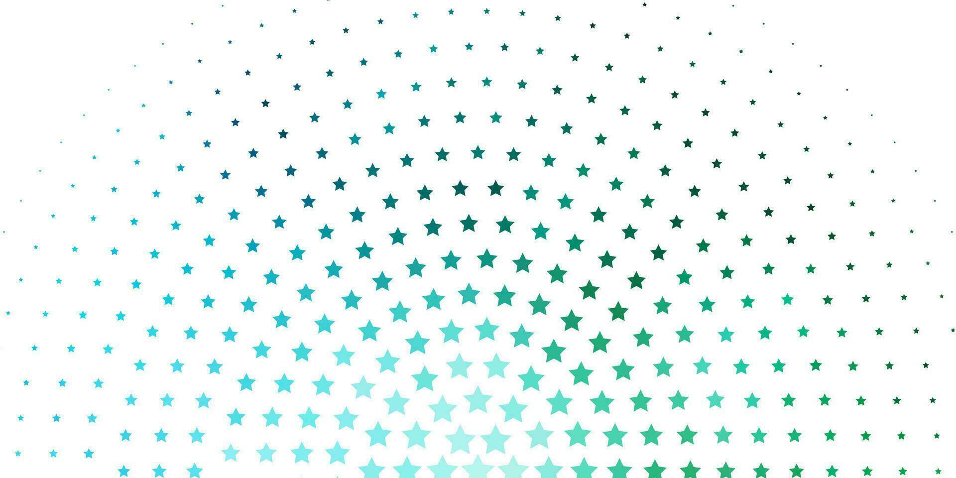 Light Blue, Green vector texture with beautiful stars.