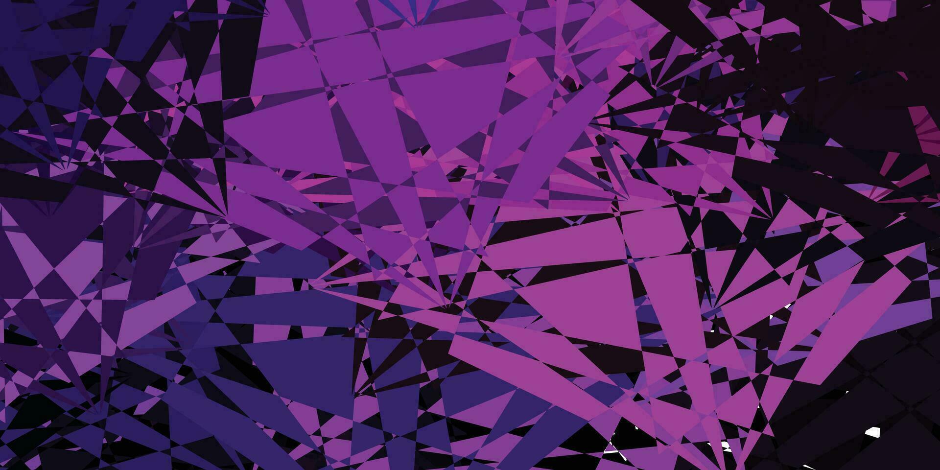 Dark Purple vector background with random forms.