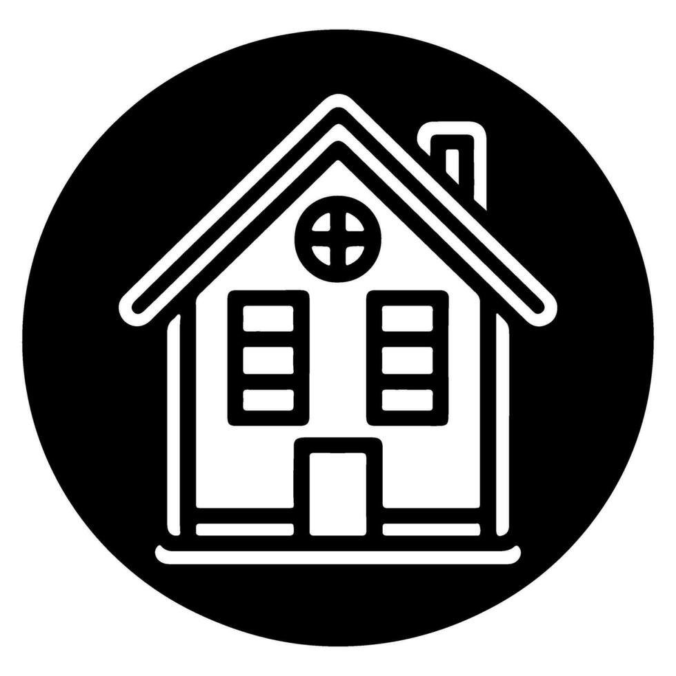 AI generated home flat icon for apps and websites, House symbol sign black outline logo vector