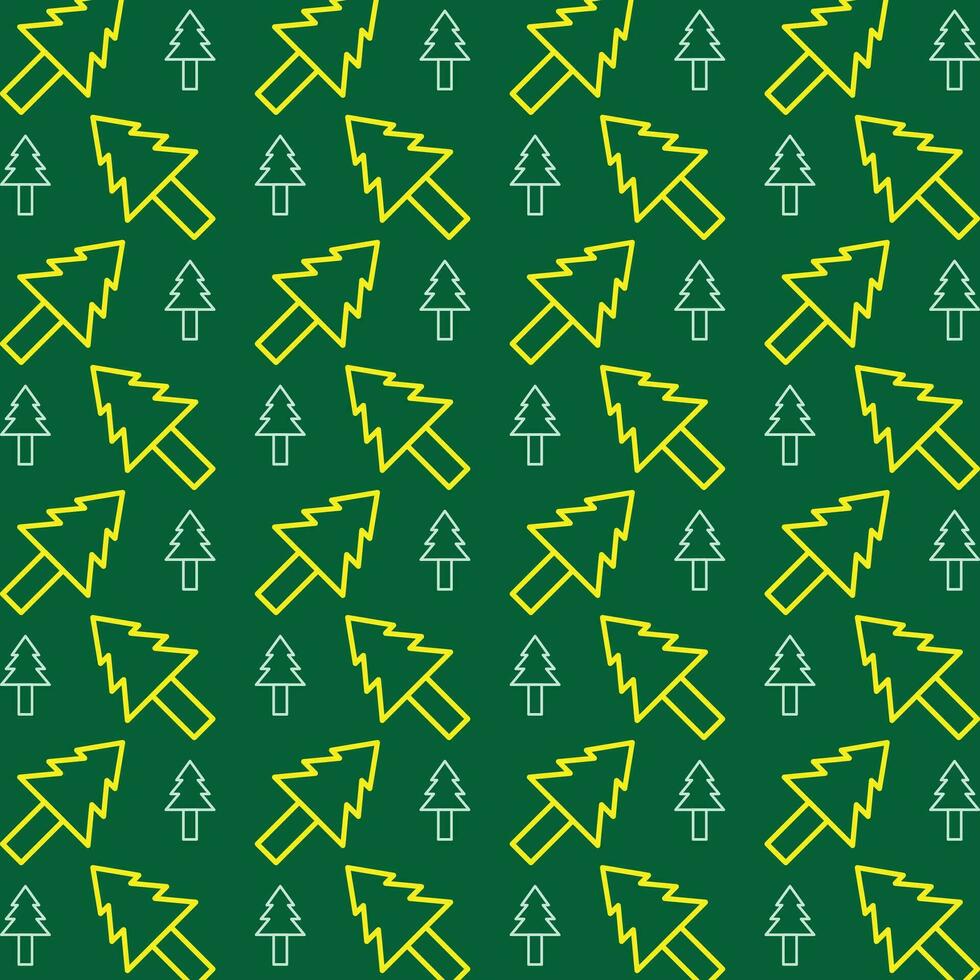 Pine Tree vector illustration design repeating colorful pattern beautiful background