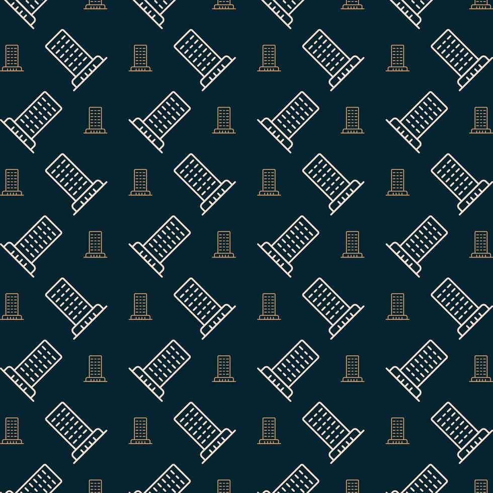 Office vector art design repeating pattern colorful illustration background